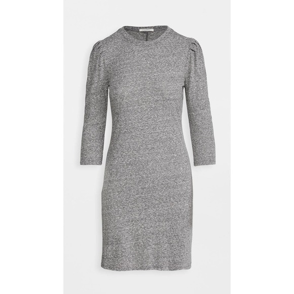 Z Supply Puff Sleeve Tri Blend Dress - Picture 1 of 8